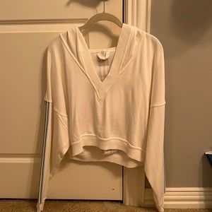 Free people cropped hoodie